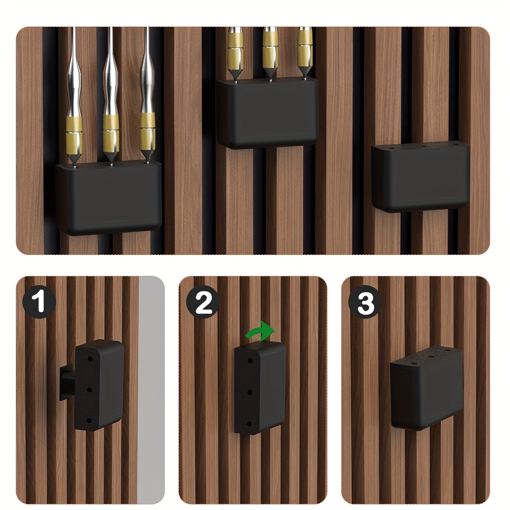 Gaming Home Accessories - 1pc Dart Rack No Drilling Soundproofing