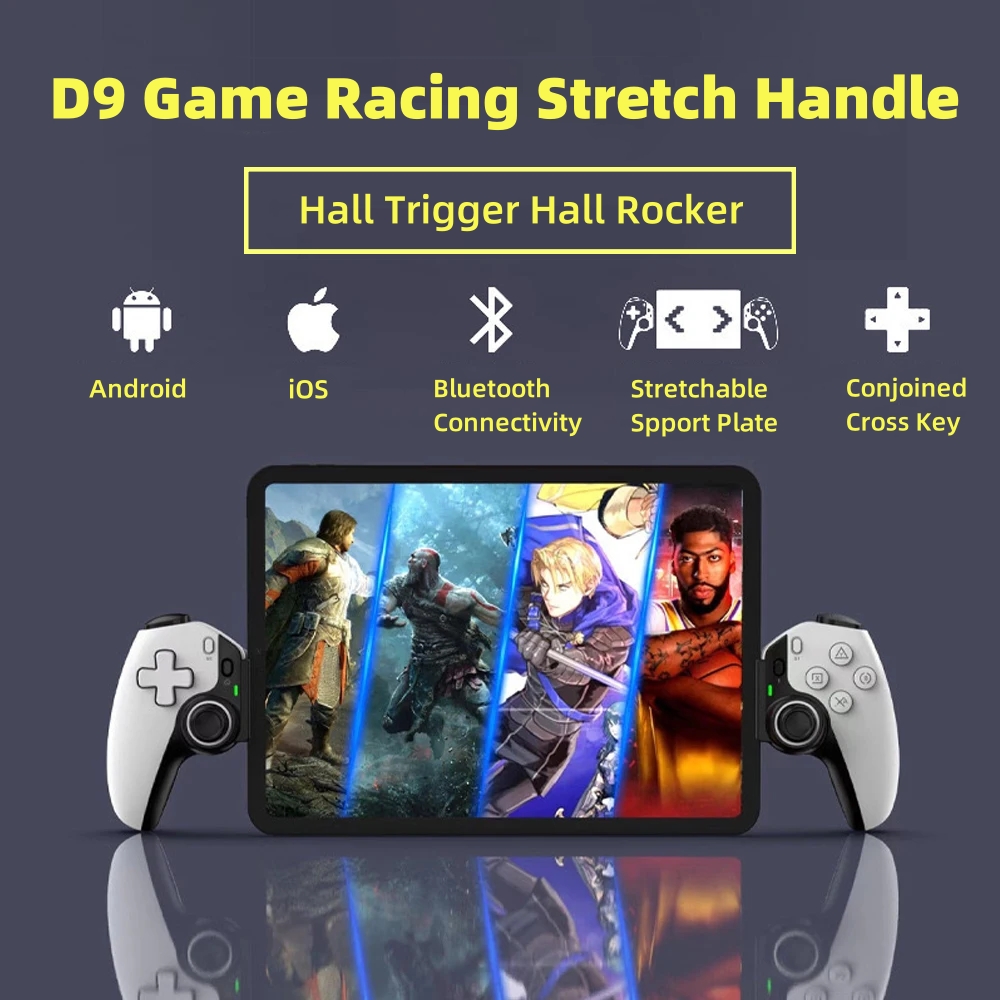 Gaming Accessories Ipad - D9 Tablet Controller Wireless Handle For
