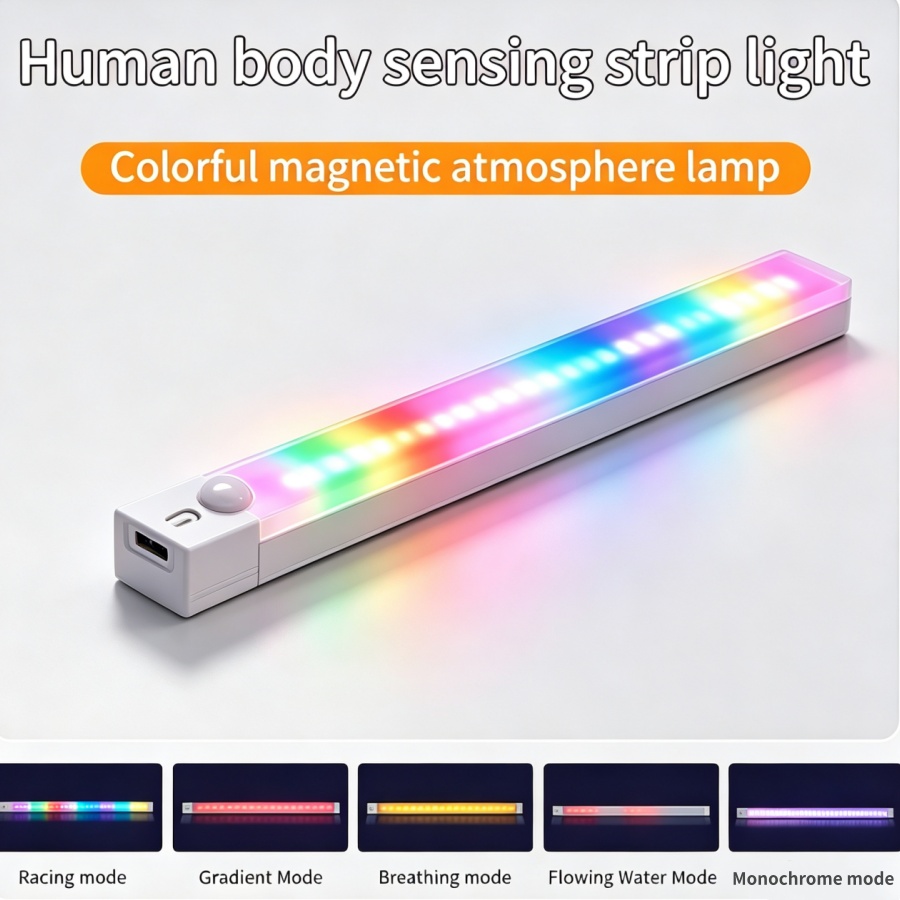 Accessories For Your Gaming Room - Rechargeable RGB LED Desk Light Motion
