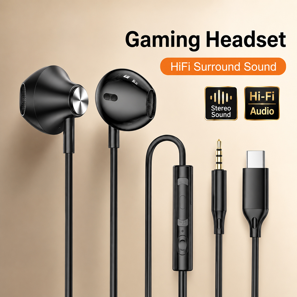 Xiaomi Gaming Accessories - HiFi Surround Headphones Bass Stereo Sound