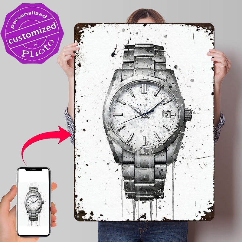 Gaming Accessories Gifts For Men - Whisper 3D Texture Metal Poster Customized
