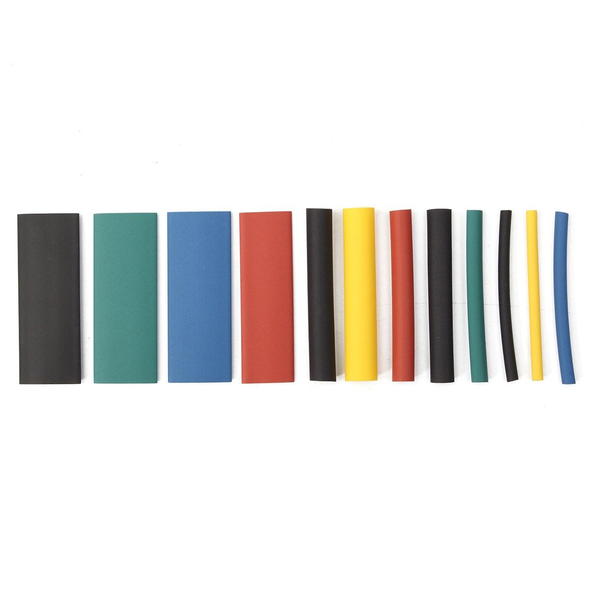 Sleeved Cable Kit - 520Pcs Heat Shrink Tube Kit Flat