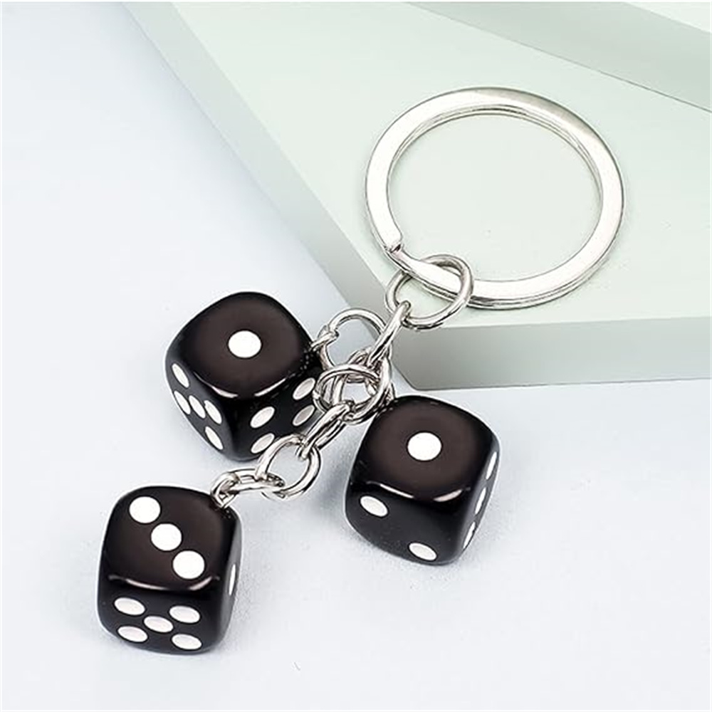 Cute 3D Dice Keychain Gaming R - Gaming Accessories Gifts For Men 评论和价格