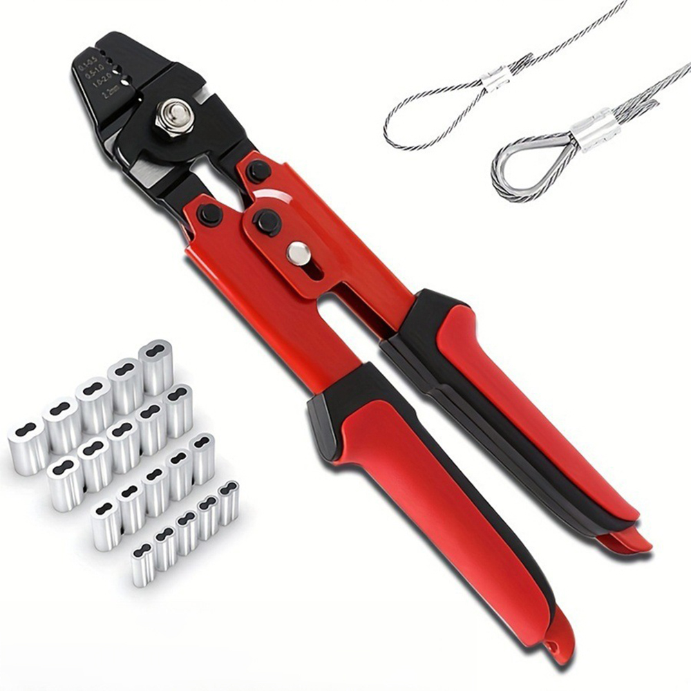 Wire Rope Crimping Pliers Alum - Sleeved Cable Kit 评论和价格