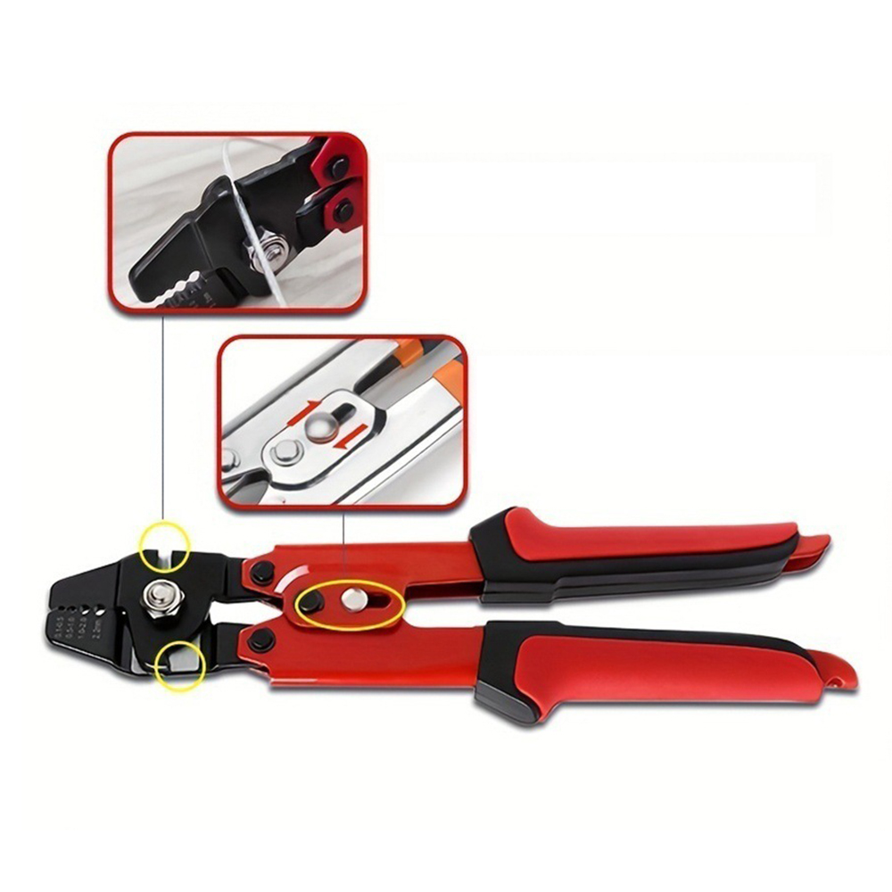Wire Rope Crimping Pliers Alum - Sleeved Cable Kit 评论和价格