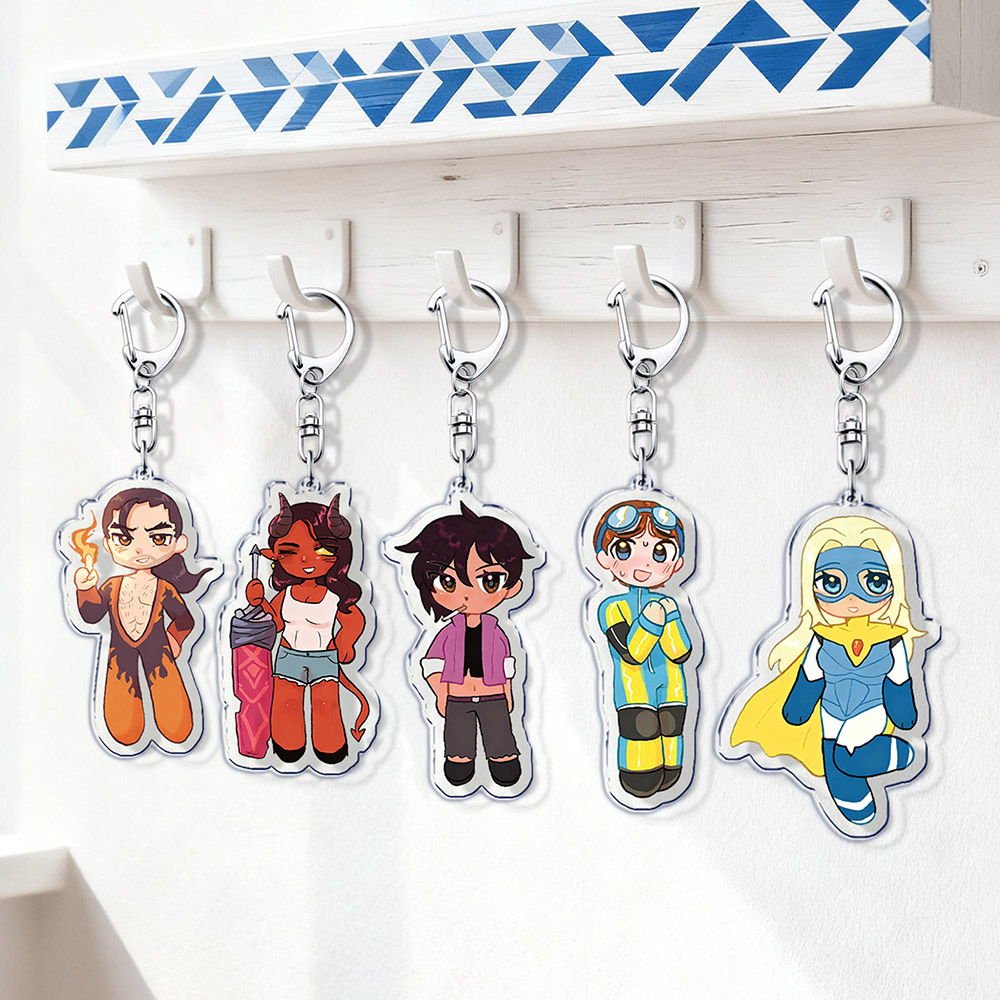 Cute Cartoon Chibi Keychain fo - Gaming Accessories Gifts For Men 评论和价格