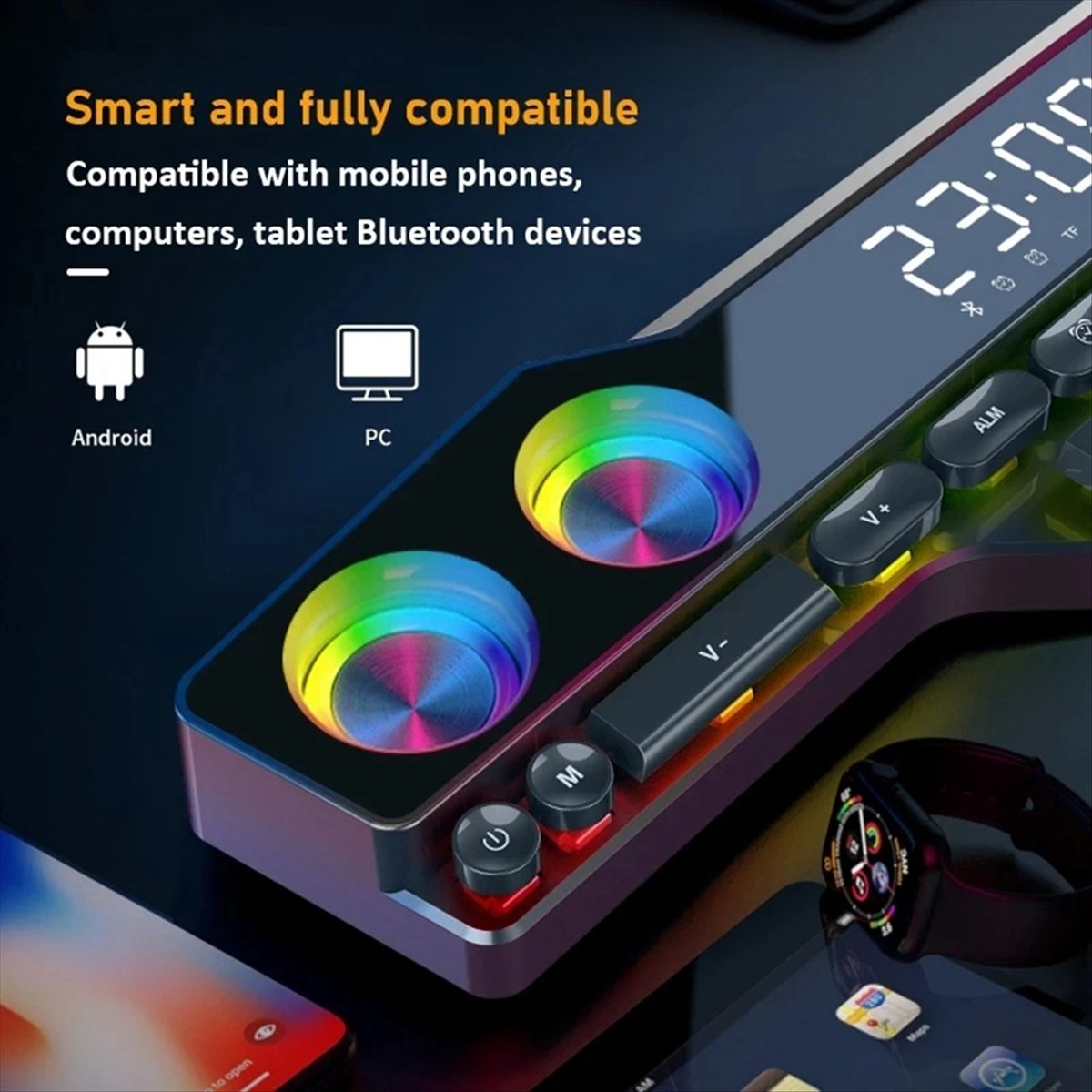 DTC5 V18 Dazzle Colour Speaker - Gaming Home Accessories 评论和价格
