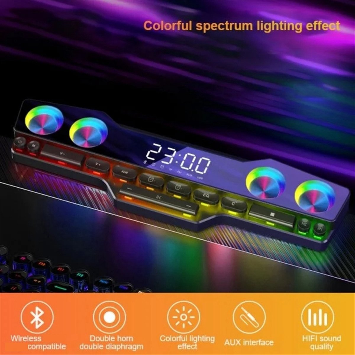 DTC5 V18 Dazzle Colour Speaker - Gaming Home Accessories 评论和价格