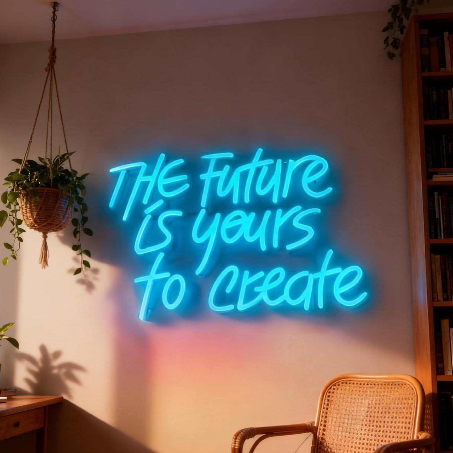 The Future is Yours Neon Sign  - Accessories For Your Gaming Room 评论和价格