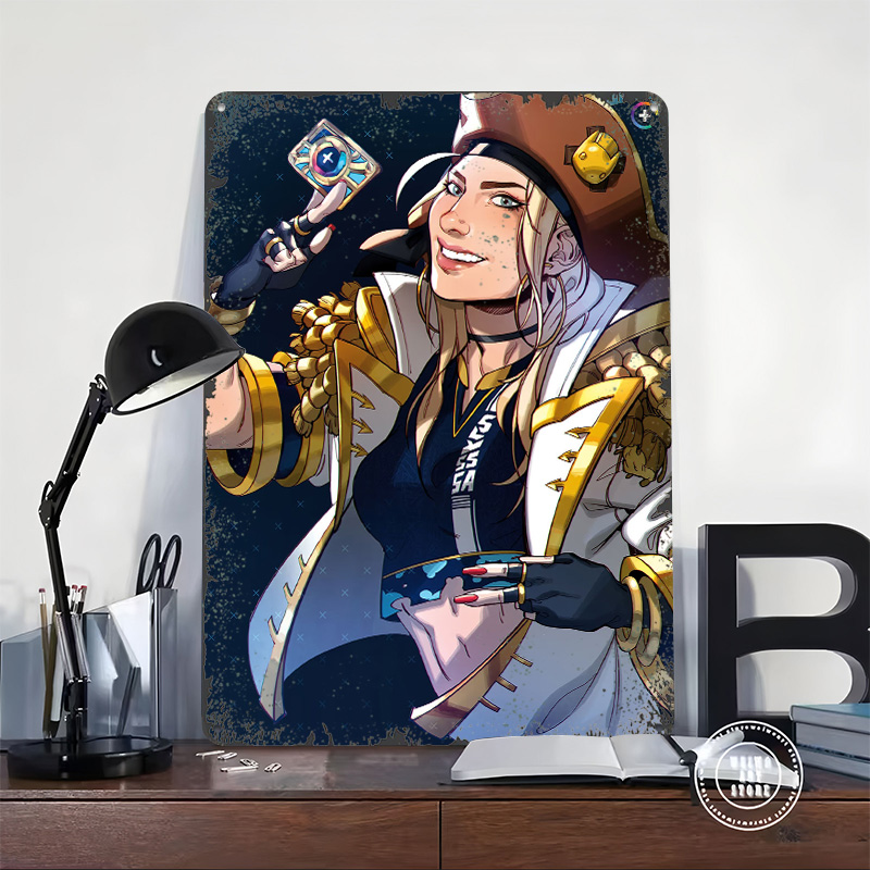 Slysssa Poster Retro 3D Printe - Gaming Accessories Gifts For Men 评论和价格