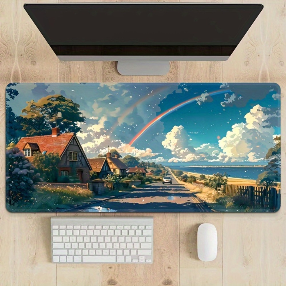 Large coastal village desktop  - Gaming Accessories For Pc Setup 评论和价格
