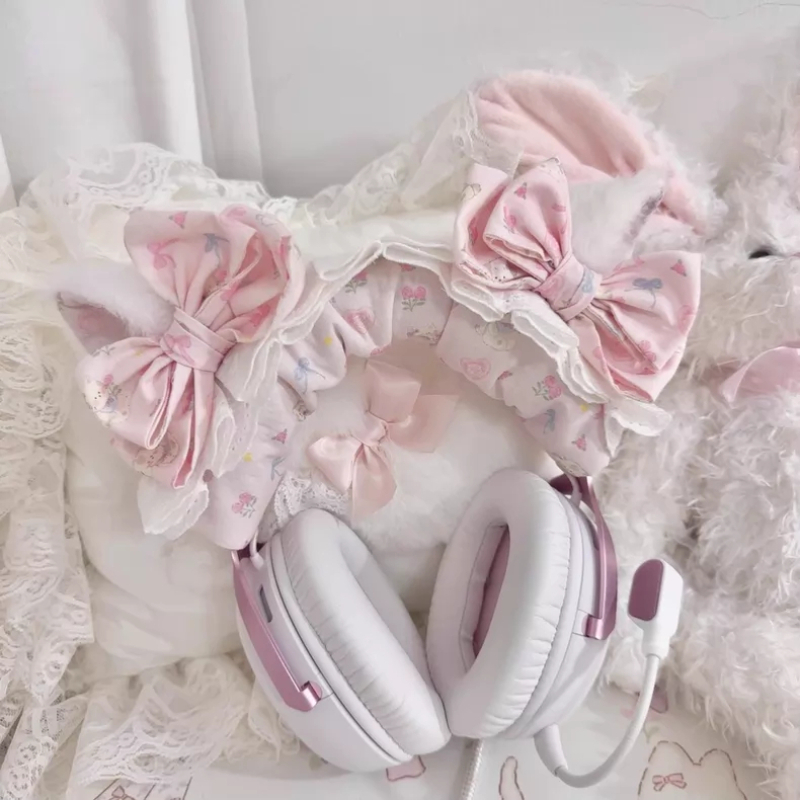 Ruffled Edge Lace Head Mounted - Gaming Home Accessories 评论和价格