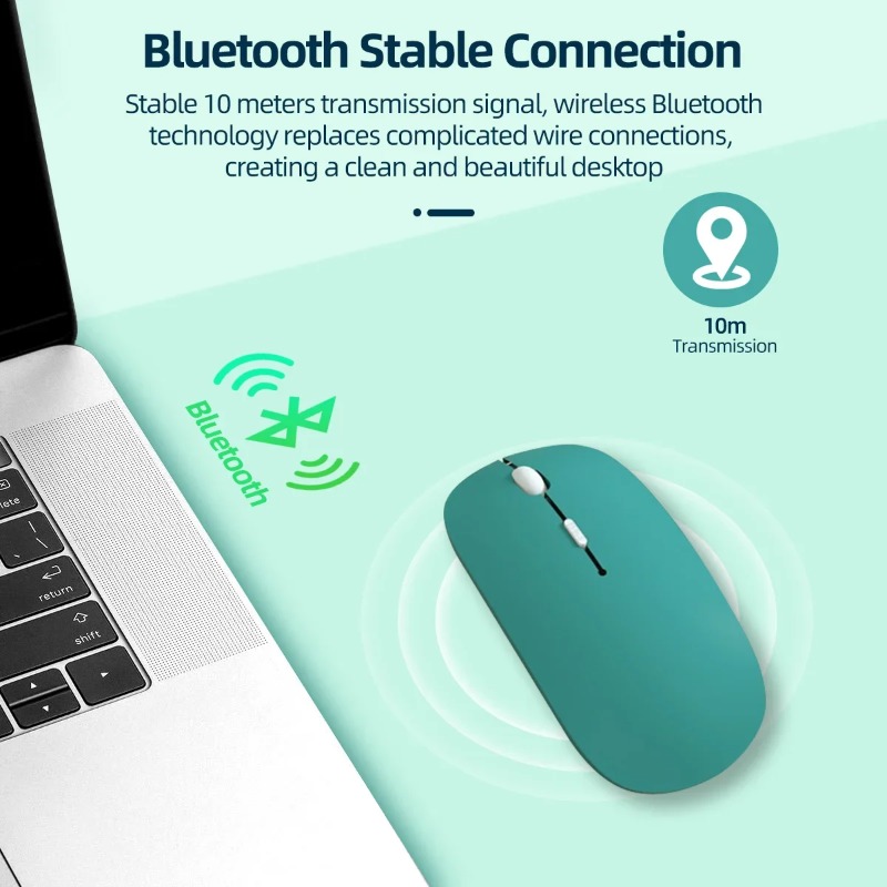 Bluetooth Wireless Mouse Silen - Gaming Accessories Ipad 评论和价格