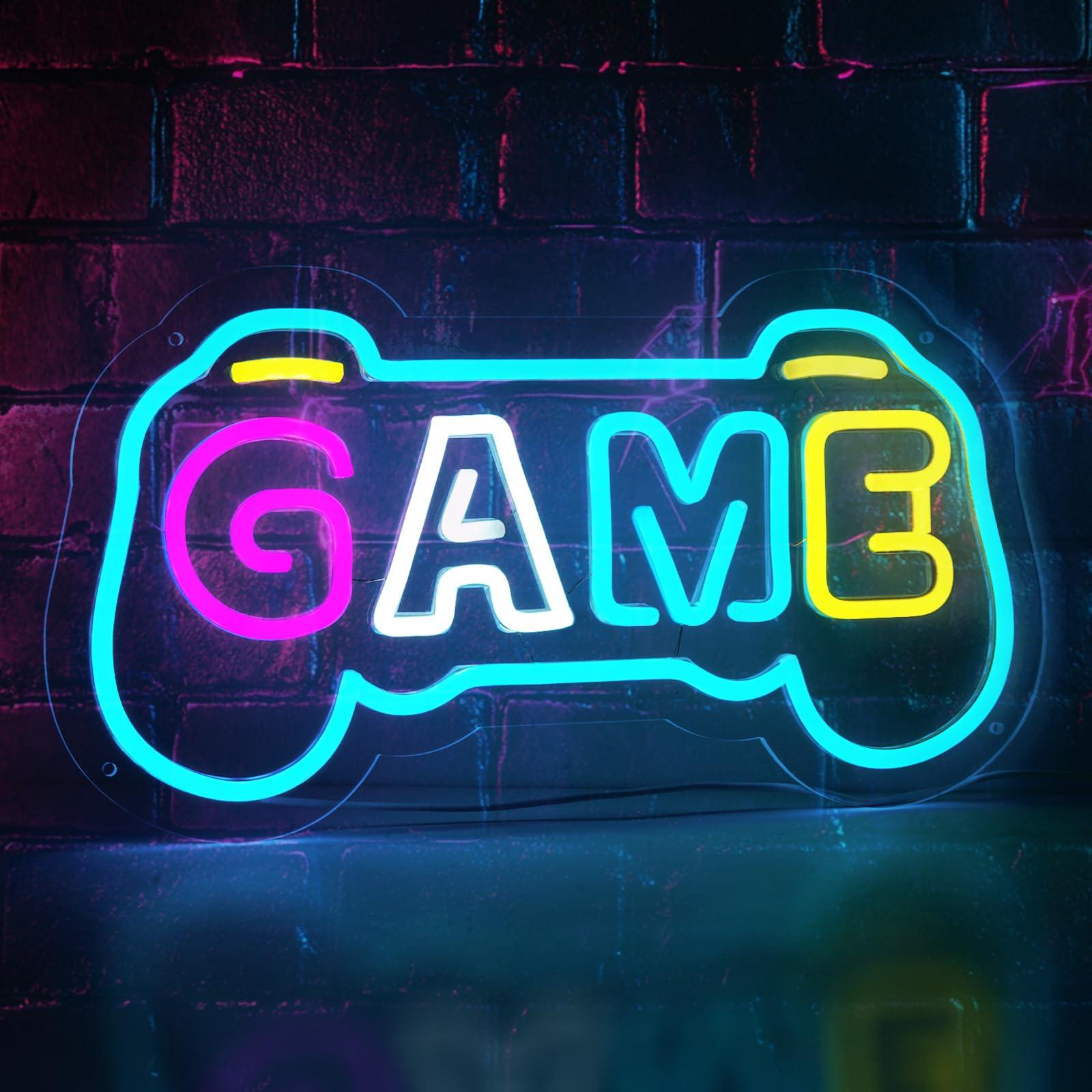 Game Neon Sign for Gamer Room  - Gaming Accessories Gifts For Men 评论和价格