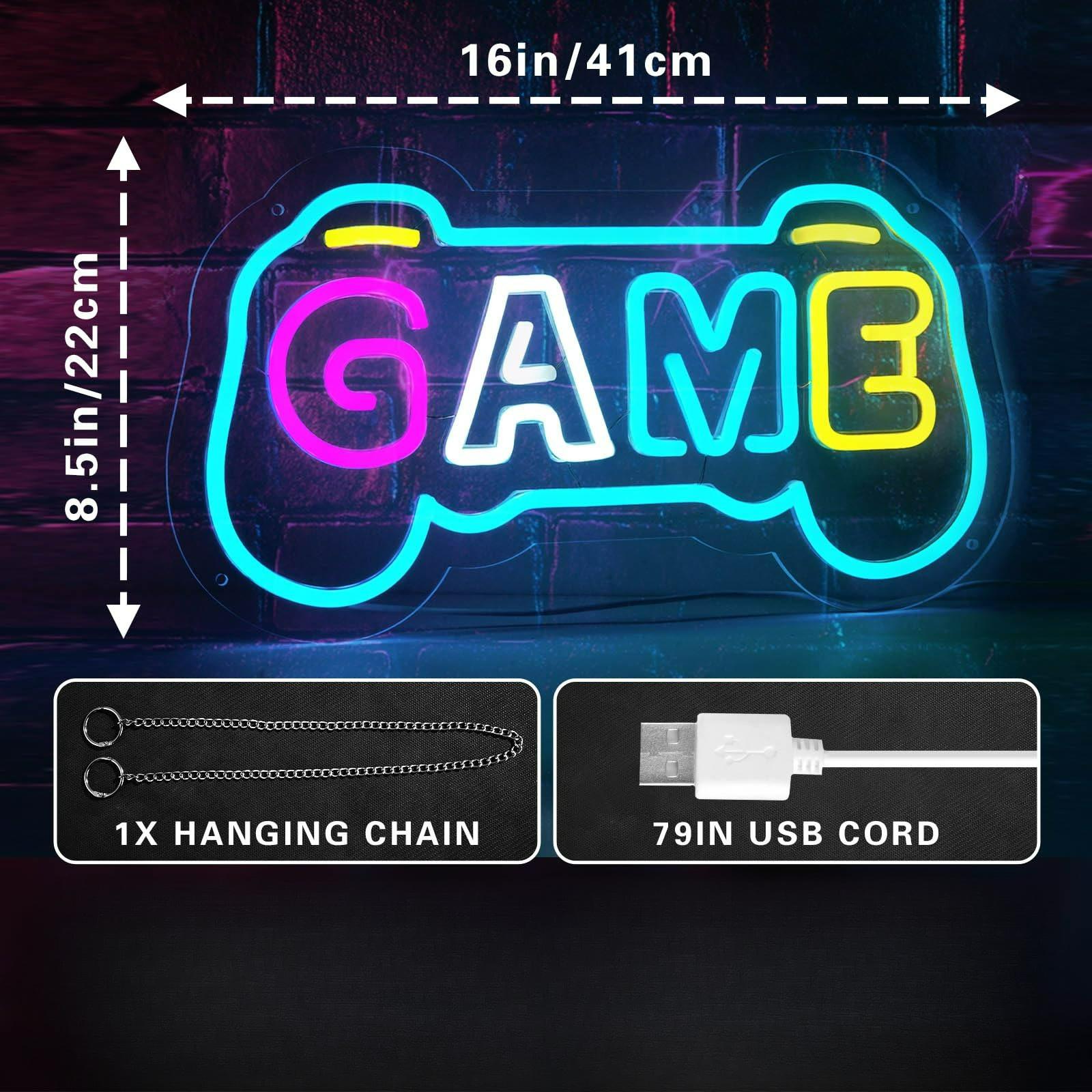 Game Neon Sign for Gamer Room  - Gaming Accessories Gifts For Men 评论和价格