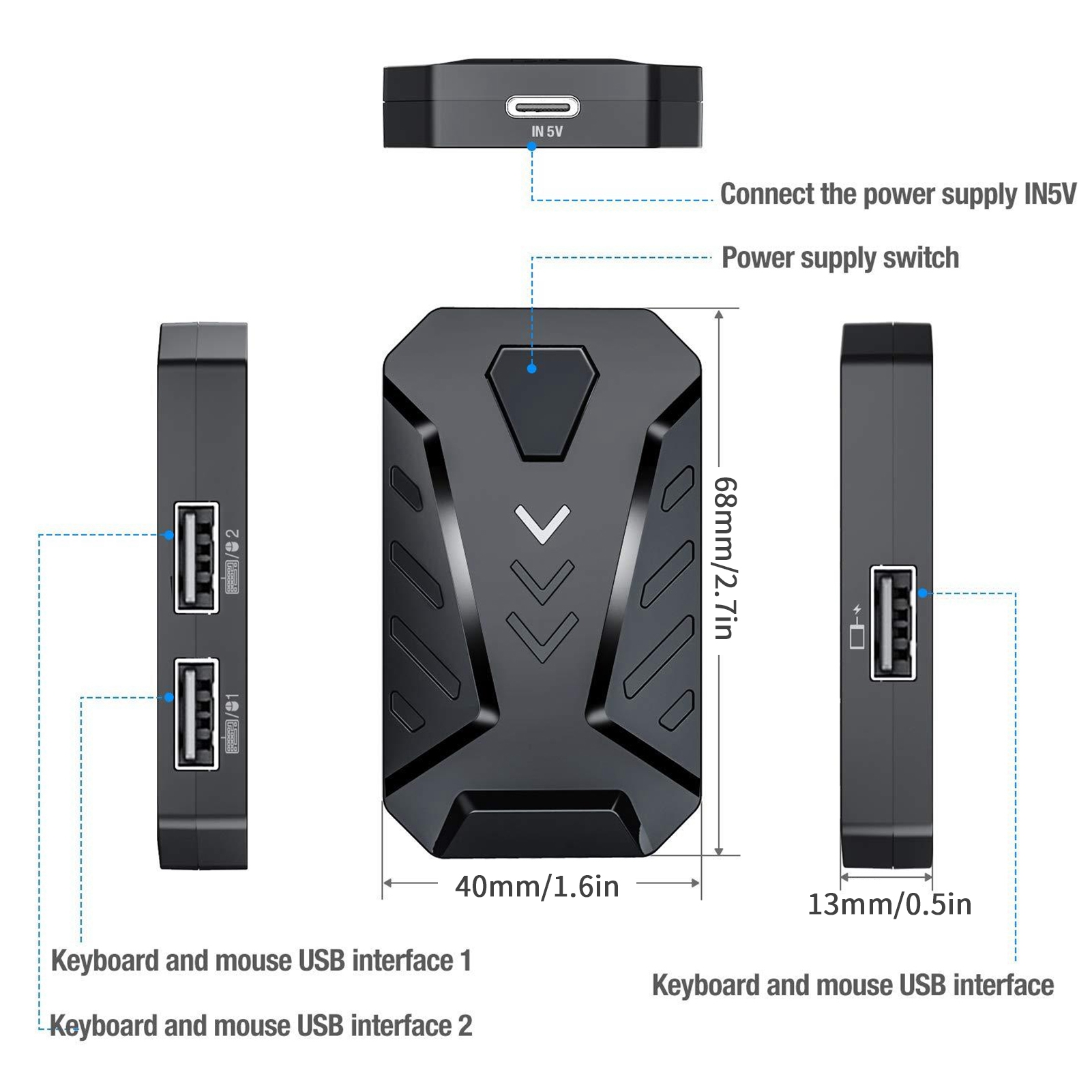 Gaming Keyboard Mouse Converte - Xiaomi Gaming Accessories 评论和价格