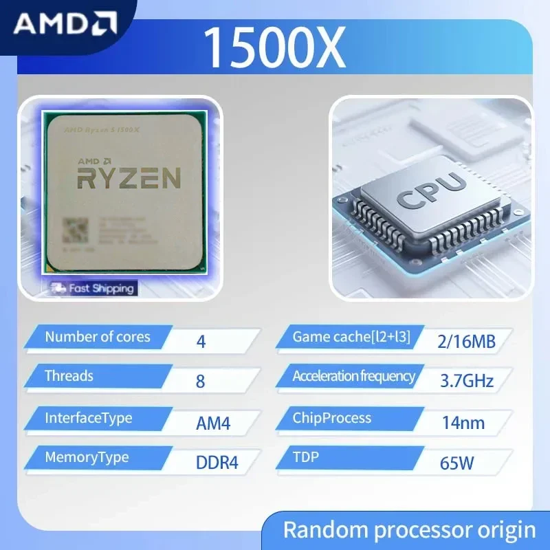AMD Ryzen 5 1500X AMD R 5 1500 - Amd Cpu Ryzen 5 评论和价格