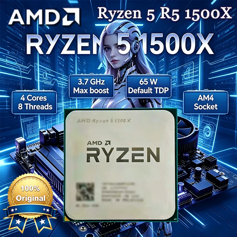AMD Ryzen 5 1500X AMD R 5 1500 - Amd Cpu Ryzen 5 评论和价格