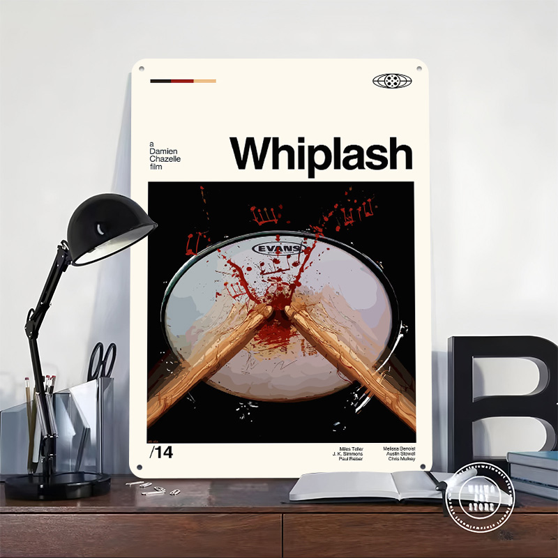 Whiplash Poster Retro 3D Print - Gaming Accessories Gifts For Men 评论和价格