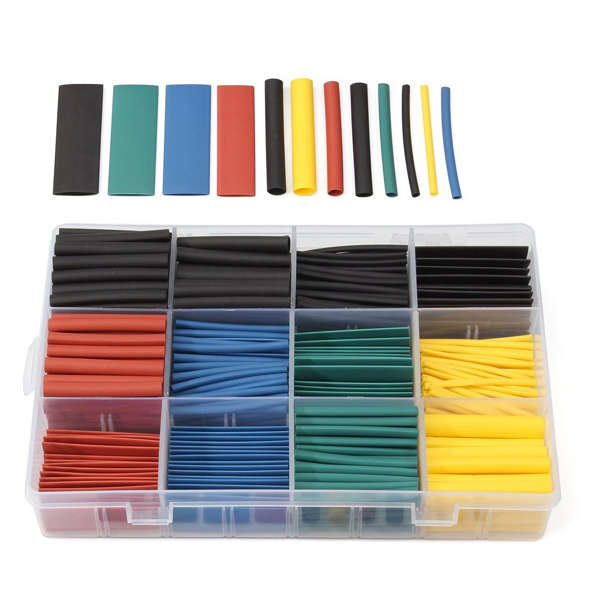 520Pcs Heat Shrink Tube Kit Fl - Sleeved Cable Kit 评论和价格
