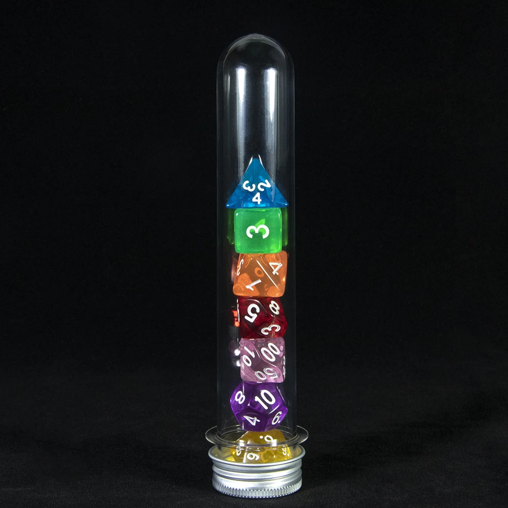 Transparent Polyhedral Dice Se - Youtube Gaming Accessories 评论和价格
