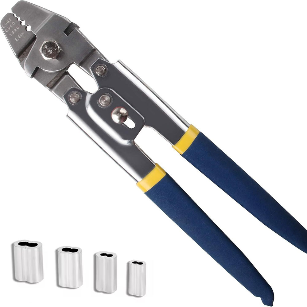 Wire Rope Crimping Pliers Alum - Sleeved Cable Kit 评论和价格