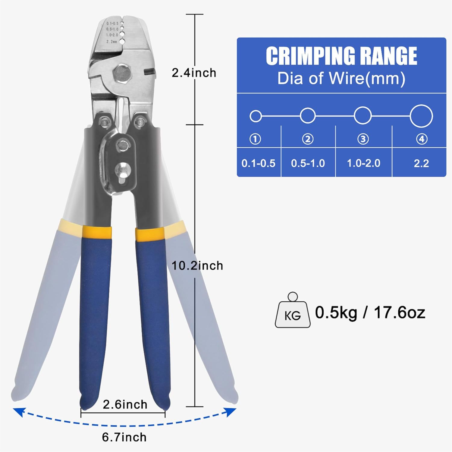 Wire Rope Crimping Pliers Alum - Sleeved Cable Kit 评论和价格