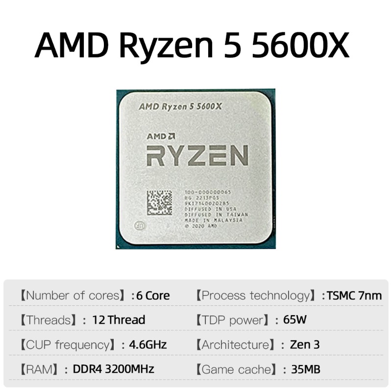 Gaming And Multi Task Processo - Amd Cpu Ryzen 5 评论和价格