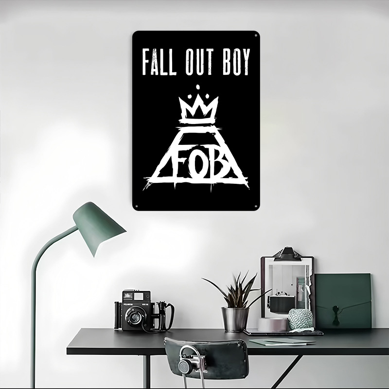 Fall Out Boy Tin Plaque Poster - Gaming Accessories Boys 评论和价格